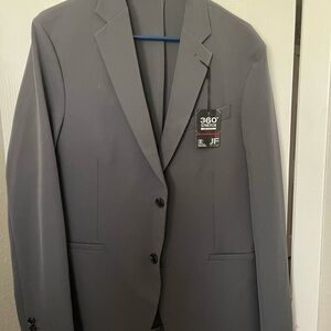 NWT J Ferrar Slim 360 Stretch Gray Men's Blazer Size M 38-40